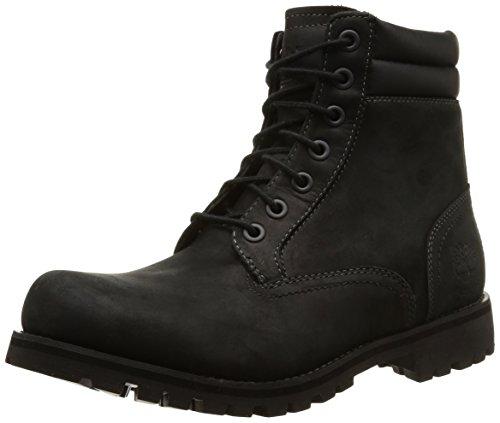 Timberland Foraker 6-Inch Waterproof, Botas Chukka Hombre, Negro Black Full Grain, 42 EU