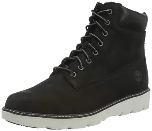 Timberland Keeley Field 6 Inch, Botas Mujer, Negro Black Nubuck, 38 EU