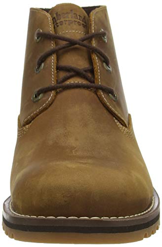 Timberland Larchmont II Waterproof Chukka, Botas Hombre, Marrón Rust Full Grain, 43.5 EU