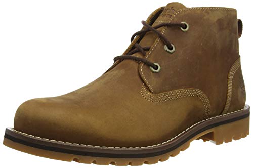 Timberland Larchmont II Waterproof Chukka, Botas Hombre, Marrón Rust Full Grain, 43.5 EU