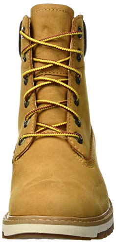 Timberland Lucia Way 6 Inch Waterproof, Botas Chukka para Mujer, Amarillo Wheat Nubuck, 37 EU