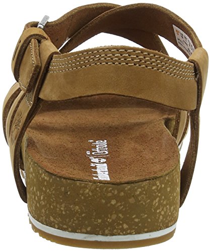 Timberland Malibu Waves Ankle, Sandalias Mujer, Marrón Brown Rust Nubuck, 40 EU