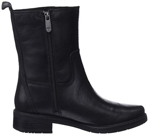 Timberland Mont Chevalier, Botas Estilo Motero para Mujer, Negro (Jet Black Eurovintage 15), 40 EU