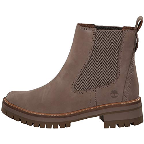 Timberland Mujer Taupe Courmayeur Valley Chelsea Botas-UK 5