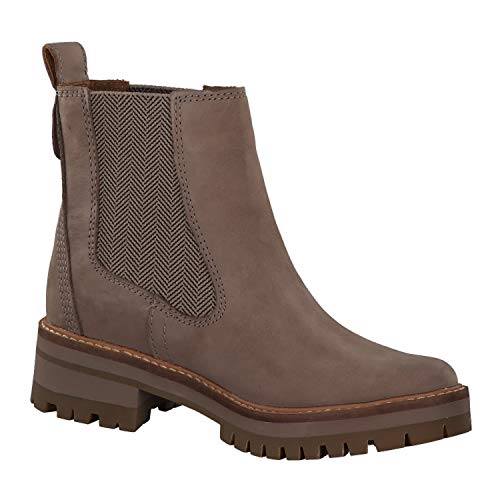 Timberland Mujer Taupe Courmayeur Valley Chelsea Botas-UK 5