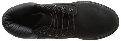 Timberland Mujeres 6" Premium Punta Cerrada Piel Botas de Trabajo, Black Nubuck, Talla 6