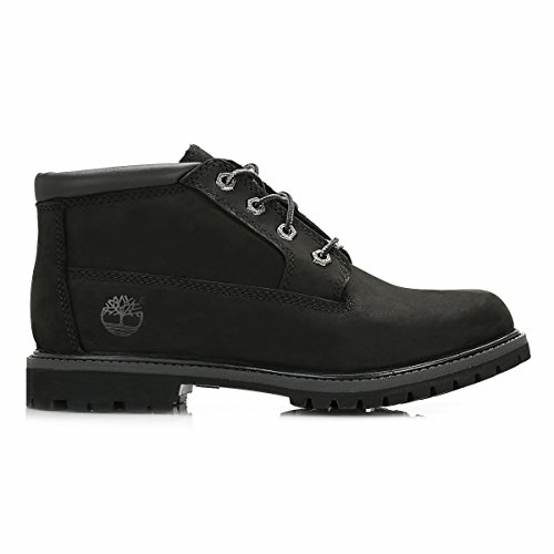 Timberland Nellie Chukka, Botas Mujer, Negro Black Nubuck, 38 EU