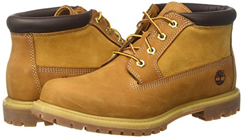 Timberland Nellie Chukka Leather SDE, Botas Mujer, Amarillo Wheat Nubuck, 38.5 EU
