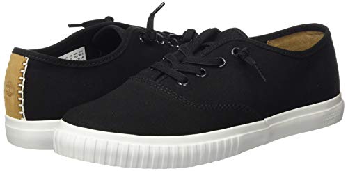 Timberland Newport Bay Bumper Toe Oxford, Zapatillas Mujer, Negro Black Canvas, 38 EU