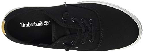 Timberland Newport Bay Bumper Toe Oxford, Zapatillas Mujer, Negro Black Canvas, 38 EU