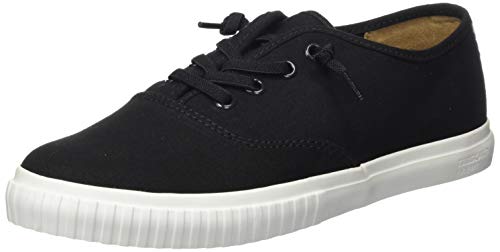 Timberland Newport Bay Bumper Toe Oxford, Zapatillas Mujer, Negro Black Canvas, 38 EU