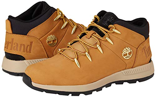 Timberland Sprint Trekker Mid, Botas Chukka Hombre, Amarillo Wheat Nubuck, 43 EU