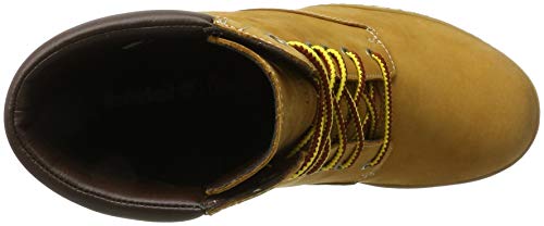 Timberland Tillston 6-Inch Double Collar, Botas Chukka Mujer, Amarillo Wheat Nubuck, 37 EU