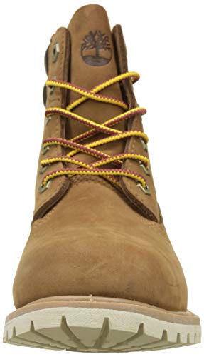 Timberland Waterville 6 Inch Basic Waterproof, Botas Mujer, Marrón (Light Brown Nubuck 919), 37.5 EU