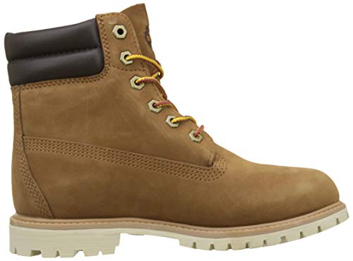 Timberland Waterville 6 Inch Basic Waterproof, Botas Mujer, Marrón (Light Brown Nubuck 919), 38.5 EU