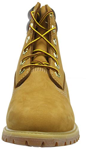 Timberland Waterville 6 Inch Double Collar Waterproof, Botas para Mujer, Amarillo (Wheat Nubuck), 39 EU