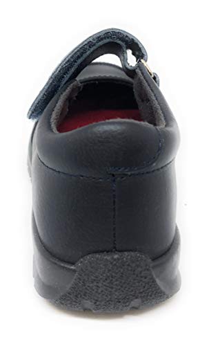 Titanitos Zapatos Colegiales Lavables niña Azul Atenea (Talla 27)
