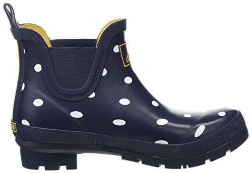 Tom Joules Wellibob, Botas de Agua para Mujer, Azul (French Navy Spot Fnavspt), 39 EU