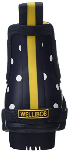Tom Joules Wellibob, Botas de Agua para Mujer, Azul (French Navy Spot Fnavspt), 39 EU