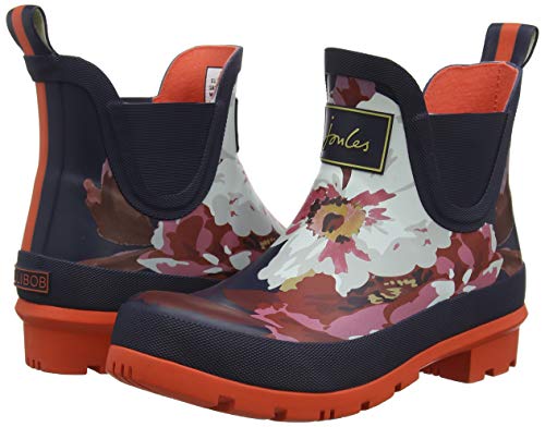 Tom Joules Wellibob, Botas de Agua para Mujer, Blue (French Navy Bircham Bloom), 36 EU