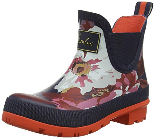 Tom Joules Wellibob, Botas de Agua para Mujer, Blue (French Navy Bircham Bloom), 36 EU