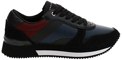Tommy Hilfiger Active City Sneaker, Zapatillas para Mujer, Negro (Black 990), 37 EU