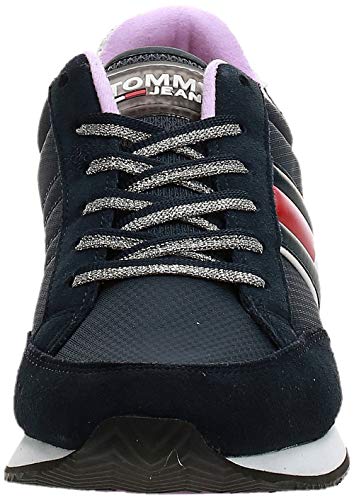 Tommy Hilfiger Active City Sneaker, Zapatillas para Mujer, Negro (Black 990), 37 EU