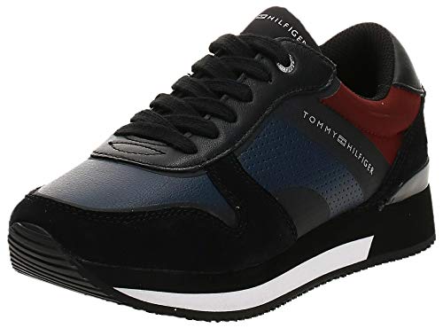 Tommy Hilfiger Active City Sneaker, Zapatillas para Mujer, Negro (Black 990), 40 EU
