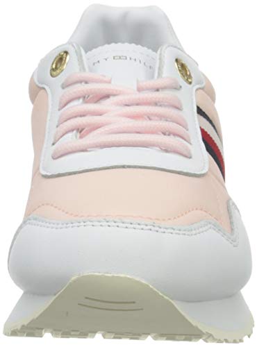 Tommy Hilfiger City Runner, CORREDERA DE Ciudad Casual Mujer, Rosa Claro, 41 EU