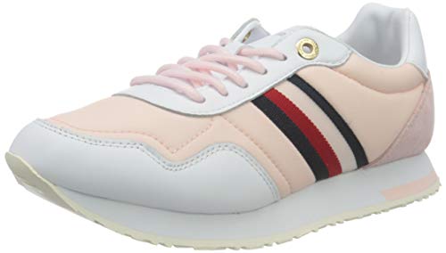 Tommy Hilfiger City Runner, CORREDERA DE Ciudad Casual Mujer, Rosa Claro, 41 EU