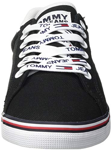 Tommy Hilfiger Essential Lace Up Sneaker, Zapatillas Mujer, Negro Black Bds, 35 EU
