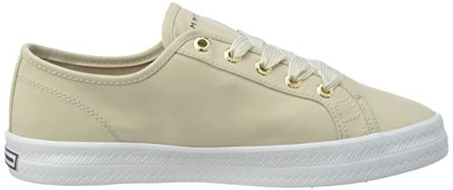 Tommy Hilfiger Essential Nautical Sneaker, Nautica Esencial Mujer, Beige Clásico, 38.5 EU