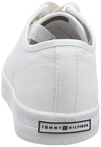 Tommy Hilfiger Essential Nautical Sneaker, Zapatillas Mujer, Blanco (White Ybs), 40 EU