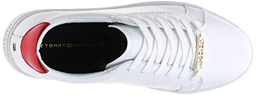Tommy Hilfiger Essential Sneaker, Zapatillas Mujer, Blanco (RWB 020), 40 EU
