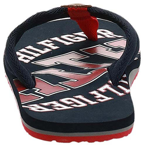 Tommy Hilfiger Essential TH Beach Sandal, Chanclas Hombre, Azul (Midnight 403), 46 EU