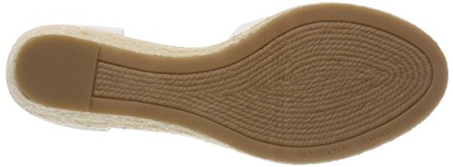 Tommy Hilfiger Iconic Elba Sandal, Alpargatas Mujer, Blanco (Whisper White 121), 41 EU