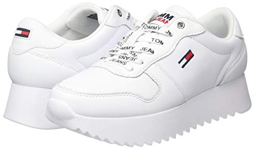 Tommy Hilfiger Imogen 1a, Sneakers Mujer, Blanco, 40 EU