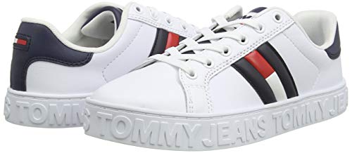 Tommy Hilfiger Jaz 4a2, Sneakers para Mujer, Blanco, 36 2/3 EU