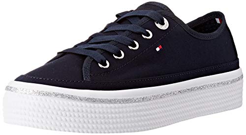 Tommy Hilfiger Kelsey 1d2, Zapatillas Mujer, Cielo del Desierto, 39 EU