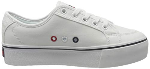 Tommy Hilfiger Livvy 3D, Zapatillas Mujer, Blanco, 41 EU