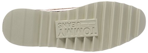 Tommy Hilfiger Metallic Platform Lace Up Shoe, Zapatillas Mujer, Rosa (Rose Gold 638), 38 EU