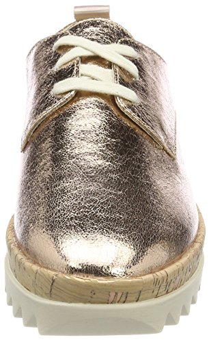 Tommy Hilfiger Metallic Platform Lace Up Shoe, Zapatillas Mujer, Rosa (Rose Gold 638), 38 EU