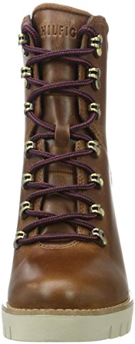 Tommy Hilfiger P1285aola 5a, Botas Militar Mujer, Marrón (Winter Cognac), 41 EU