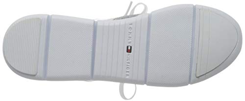 Tommy Hilfiger Skye 21d1, Zapatillas Mujer, Blanco, 40 EU