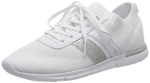 Tommy Hilfiger Skye 21d1, Zapatillas Mujer, Blanco, 40 EU