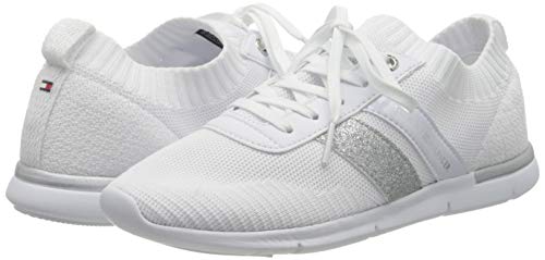 Tommy Hilfiger Skye 21d1, Zapatillas Mujer, Blanco, 40 EU