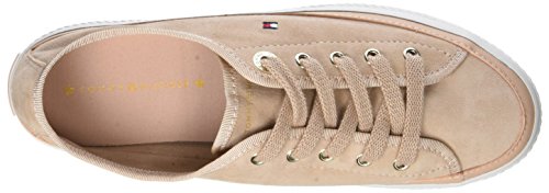 Tommy Hilfiger Suede Flatform Sneaker, Zapatillas Mujer, Rosa (Dusty Rose 502), 38 EU