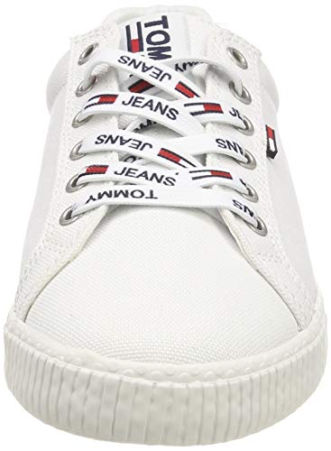 Tommy Hilfiger Tommy Jeans Casual Sneaker, Zapatillas Mujer, Blanco (White 100), 38 EU