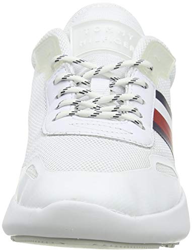 Tommy Hilfiger Tommy Sporty Runner, Zapatillas Mujer, Blanco (White Ybs), 38 EU