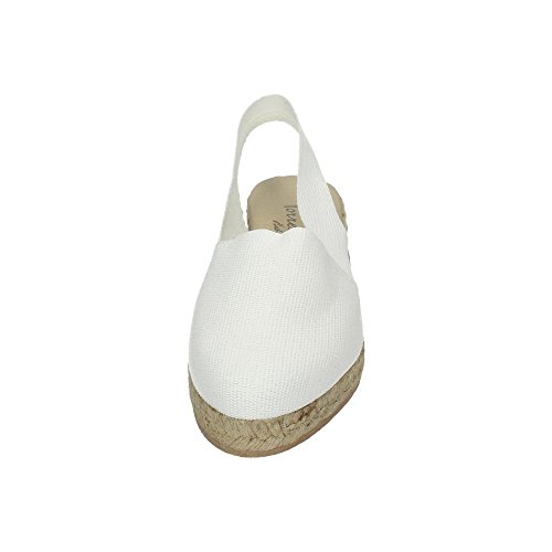 TORRES PELOTARI Zapatilla Blanca Mujer Alpargatas Blanco 38